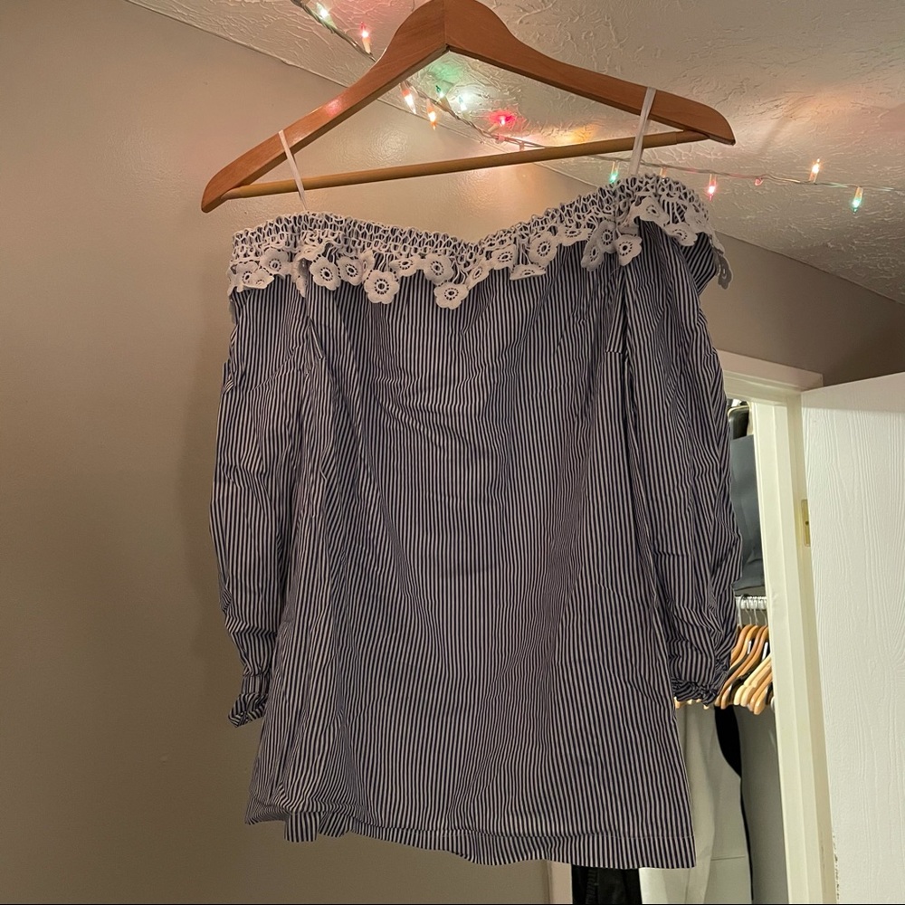 Off the shoulder shirt